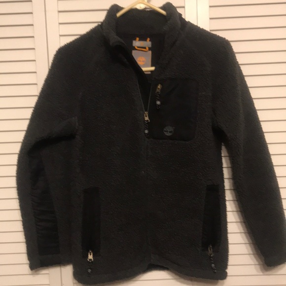 Timberland Other - Timberland Gray Polar Fleece Zip up Jacket